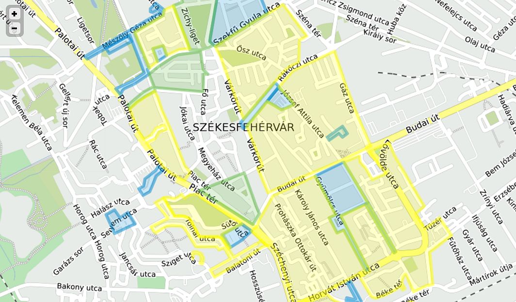 Székesfehérvár Térképe Belváros
