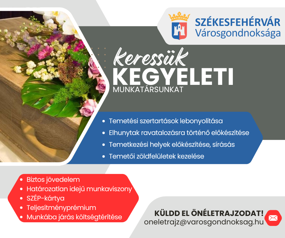 Kegyeleti munkatárs álláshirdetés