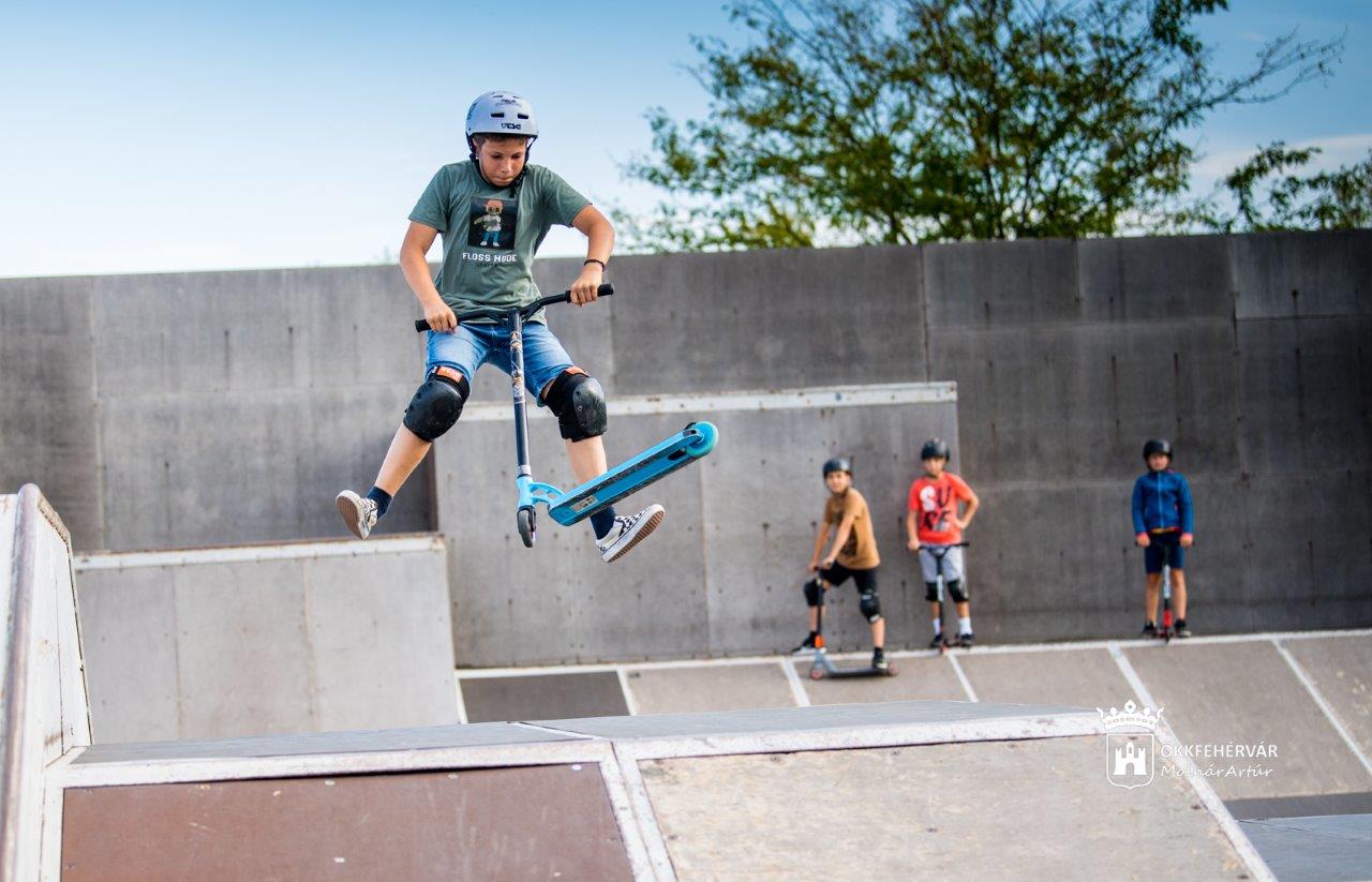 Ősszel is várja a felújított BMX és gördeszka pálya a fiatalokat a Bregyóban