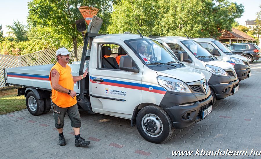 Három új Piaggio állt szolgálatba a Városgondnokságon