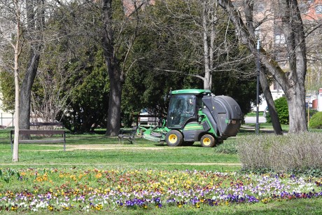 Megkezdte a fűnyírást a Városgondnokság Fehérvár közterületein