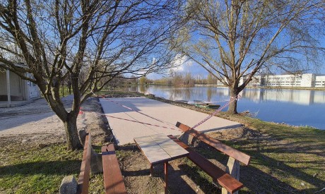 Szépül a Bregyó-tó környéke, új halőrházat telepítenek